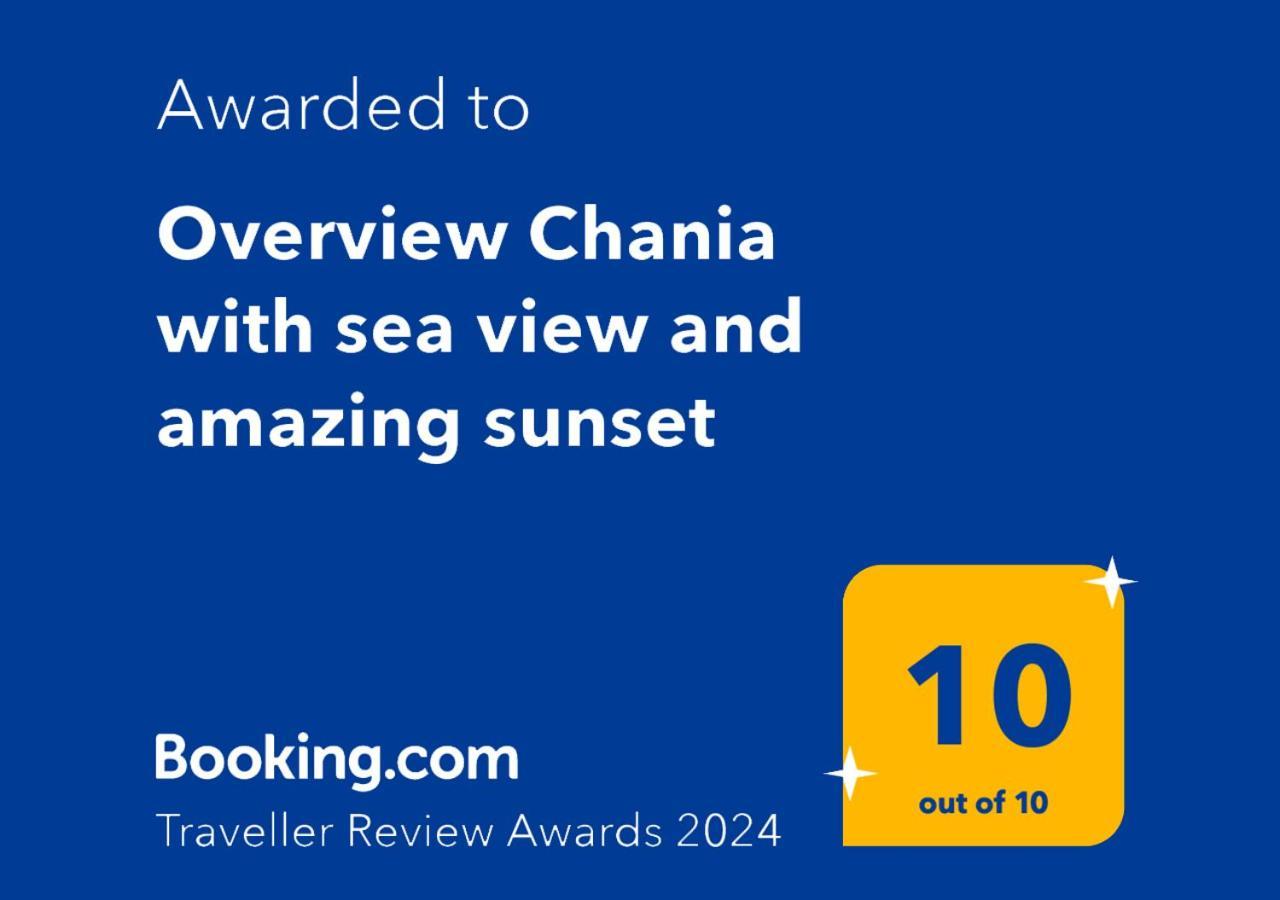 Overview Chania With Sea View And Amazing Sunset Dış mekan fotoğraf